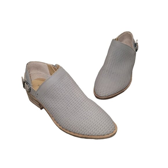 Lucky Brand Womens Western Ankle Booties 7.5 Taupe‎ Boho Festival Western Office - Picture 1 of 9